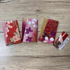 カードケース 花柄 3個セット 楊枝入れ付き（楊枝は付きません。）のサムネイル