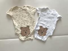 babyGap ベビー ロンパース 2枚セット　くまけつのサムネイル