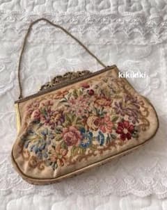 プチポワン バッグ パース アンティーク - メルカリ