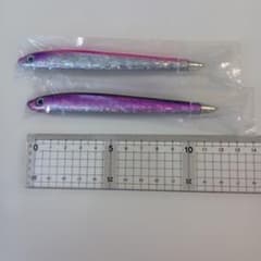 魚型 ボールペン 2本セット パープル系のサムネイル