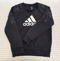 adidas キッズ トレーナー ブラック 140のサムネイル