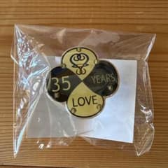 藤井フミヤ　35 YEARS LOVE ピンバッジ　未使用品のサムネイル
