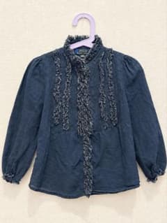24h以内発送‼︎ 110 POLO RALPH LAUREN フリルブラウスのサムネイル