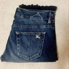 BURBERRY BLUE LABEL デニムハーフパンツ レースのサムネイル