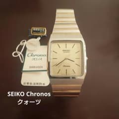 SEIKO Chronos SWKV024 クォーツ腕時計 シルバー✕ゴールド - メルカリ