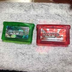ゲームボーイアドバンスソフト ポケットモンスターエメラルド  ルビー2個セットのサムネイル