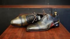 MAGNANNI◆サイズ40◆ストレートチップ◆ダークグリーン オパンケ MAGNANNI◇サイズ40◇ストレートチップ◇ダークグリーン オパンケ