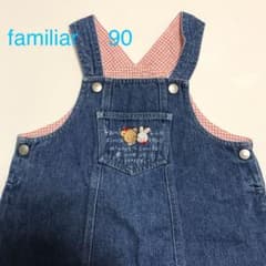 ファミリア デニム ワンピース90のサムネイル