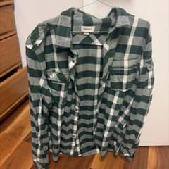 DIESEL ネルシャツ グリーン チェック柄 XL 希少のサムネイル