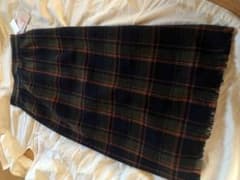チェック柄 ロングスカート Lサイズのサムネイル