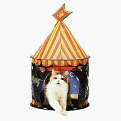 キャット テント 夜の遊園地  組み立て式のニャンコの おうちです。のサムネイル
