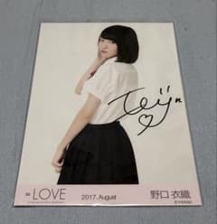 野口衣織　直筆　1st 生写真のサムネイル