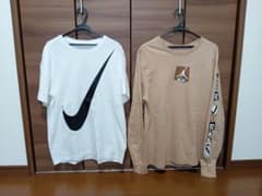 NIKE Tシャツ、JordanロンTの2点セットのサムネイル