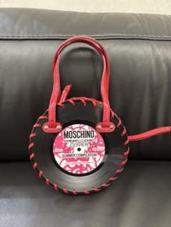 MOSCHINO モスキーノ レコードバッグ 赤 - メルカリ