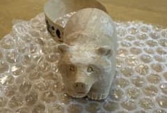 無印良品 2026 福缶 木彫りの熊 前向きな木彫りの熊 - メルカリ