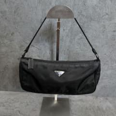PRADA プラダ アクセサリーポーチ ハンドバッグ ナイロン ブラック