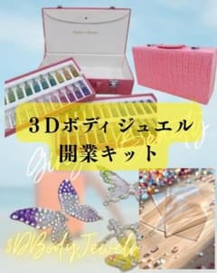 ≪商材≫お得過ぎる！超豪華 『3Dボディジュエル／50色開業キット