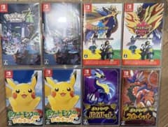 ポケモン Switch ソフト 8本セット ソード シールド Z-A ピカチュウ