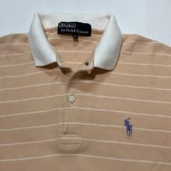 80s Polo by Ralph Lauren ストライプ ポロシャツ Mのサムネイル