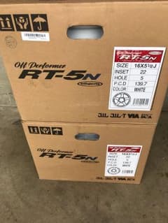 たかぼー様専用 ジムニー アルミホイール オフパフォーマー 新品未使用のサムネイル