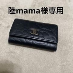 CHANEL ブラックレザー キーケースのサムネイル