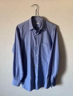 【最終値下げ】comoli ブルー シャツ 最終値下げ】comoli ブルー シャツ - メルカリ
