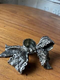 フランス　アンティーク　リップスティック　ホルダー　スタンド　真鍮　レア