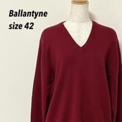 希少☆Ballantyne カシミヤ 100%ニット Vネックセーター 旧タグ - メルカリ
