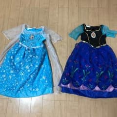アナ エルサ 子供用ドレス 110 セットのサムネイル