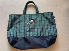 ファミリア familiar トートバッグ レッスンバッグ かばん 緑のサムネイル