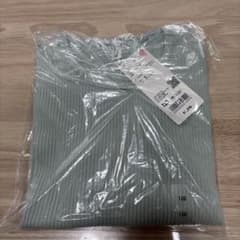 UNIQLO リブクルーネックTシャツ 120のサムネイル