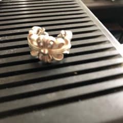 ダブルフローラルクロスリングのサムネイル