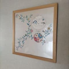 値下げ無しです！　村上 隆　希少版画　Genki ball
　版画　サイン入りのサムネイル