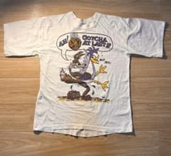 90s ルーニーテューンズ コヨーテ×ロードランナー ヴィンテージTシャツ