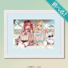 公女殿下の家庭教師　複製サイン入りキャラファイングラフ リディヤ＆シェリル ファンタジア文庫『公女殿下の家庭教師』画集発売記念オンラインくじが