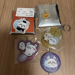 ちいかわ モモンガ　人魚のひみつコラボカフェ　キーホルダー　缶バッジのサムネイル