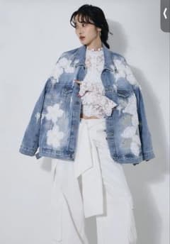 andrea&co フラワージャガードデニムジャケットのサムネイル