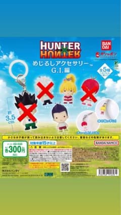 HUNTER×HUNTER めじるしアクセサリー G.I.編 ビスケ、レイザーのサムネイル