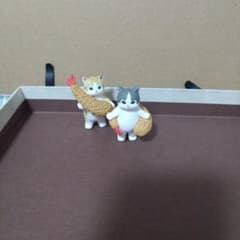 エビフライ 猫 ミニフィギュア 2体セットのサムネイル
