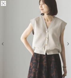 ノーブルNoble CO/PE ニットベスト ノーブル NOBLE CO/PE ニットベスト - メルカリ