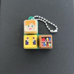 マインクラフト　キーボード　ガチャガチャ　キーホルダーのサムネイル