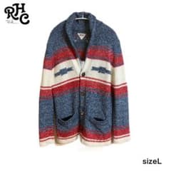 RHC コットン ショールカラー ボーダーカーディガン RHC コットン ショールカラー ボーダーカーディガン 【公式通販】