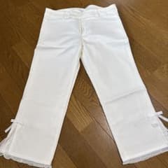ef-de ホワイト フレアパンツ サイズ9のサムネイル