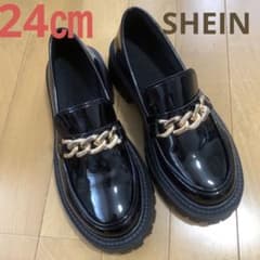 黒ローファー　24㎝黒 SHEINのサムネイル