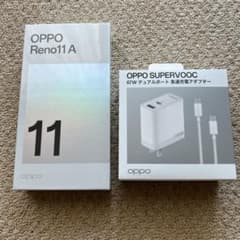 ★未開封★SIMフリーOPPOReno11A コーラルパープル本体+充電器のサムネイル