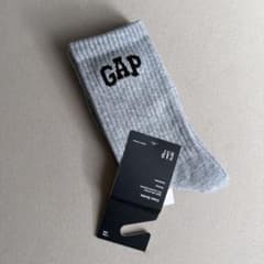 GAP クルーソックス グレー S/Mサイズのサムネイル