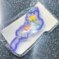 琵琶湖キーホルダー おごと 温泉 紫 むらさき 0510のサムネイル