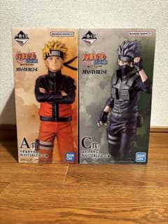 一番くじ NARUTO疾風伝 うずまきナルト はたけカカシ フィギュア2体