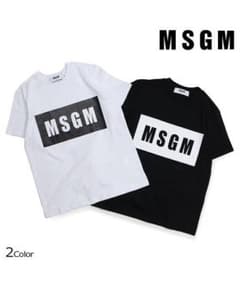MSGM 美品 Tシャツ ボックスロゴ クリーニング済みのサムネイル