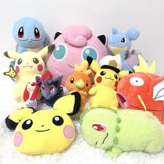 ポケモン　ぬいぐるみ　まとめ売り　11点　ピカチュウ　プリン　アチャモ　ゼニガメ